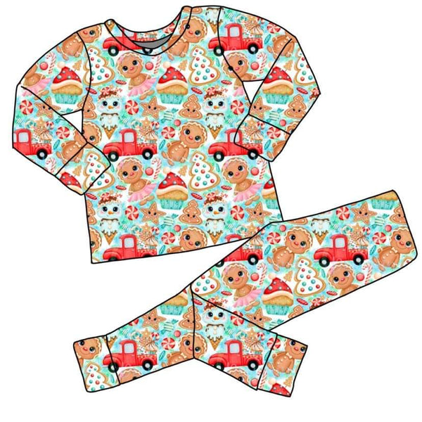BLP0092 kids clothes boys car long sleeve set sleepwear