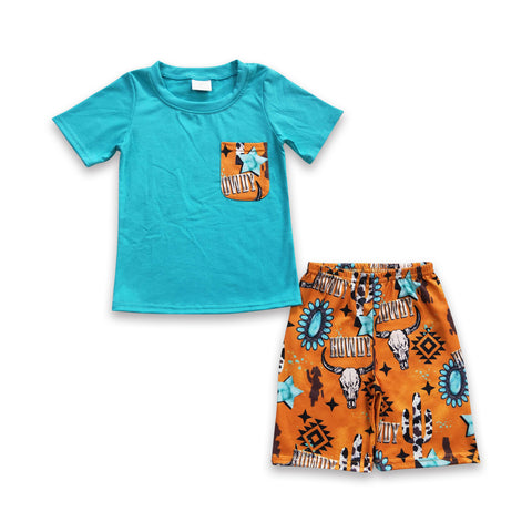 BSSO0140 kids clothes boys summer shorts outfits