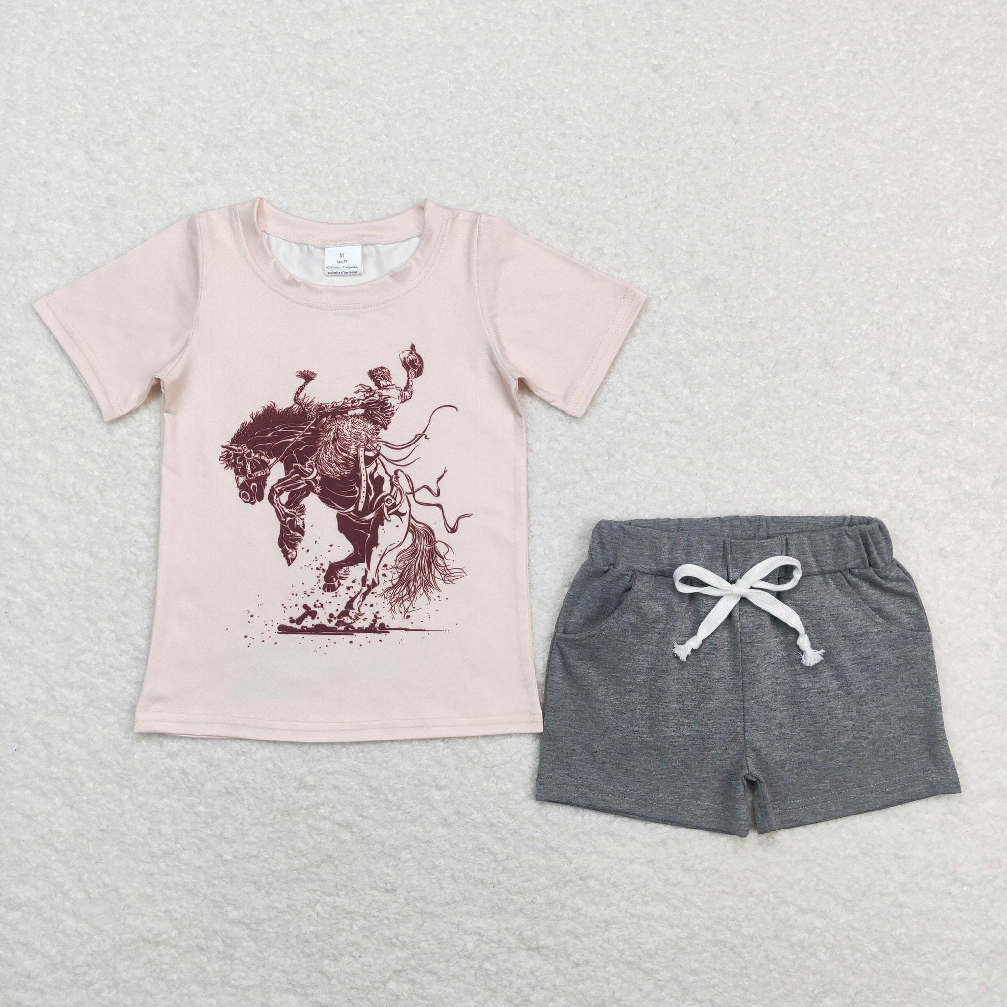 BSSO0476 baby boy clothes boy cowboy summer outfits