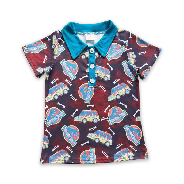 BT0136 baby boy clothes car summer tshirt