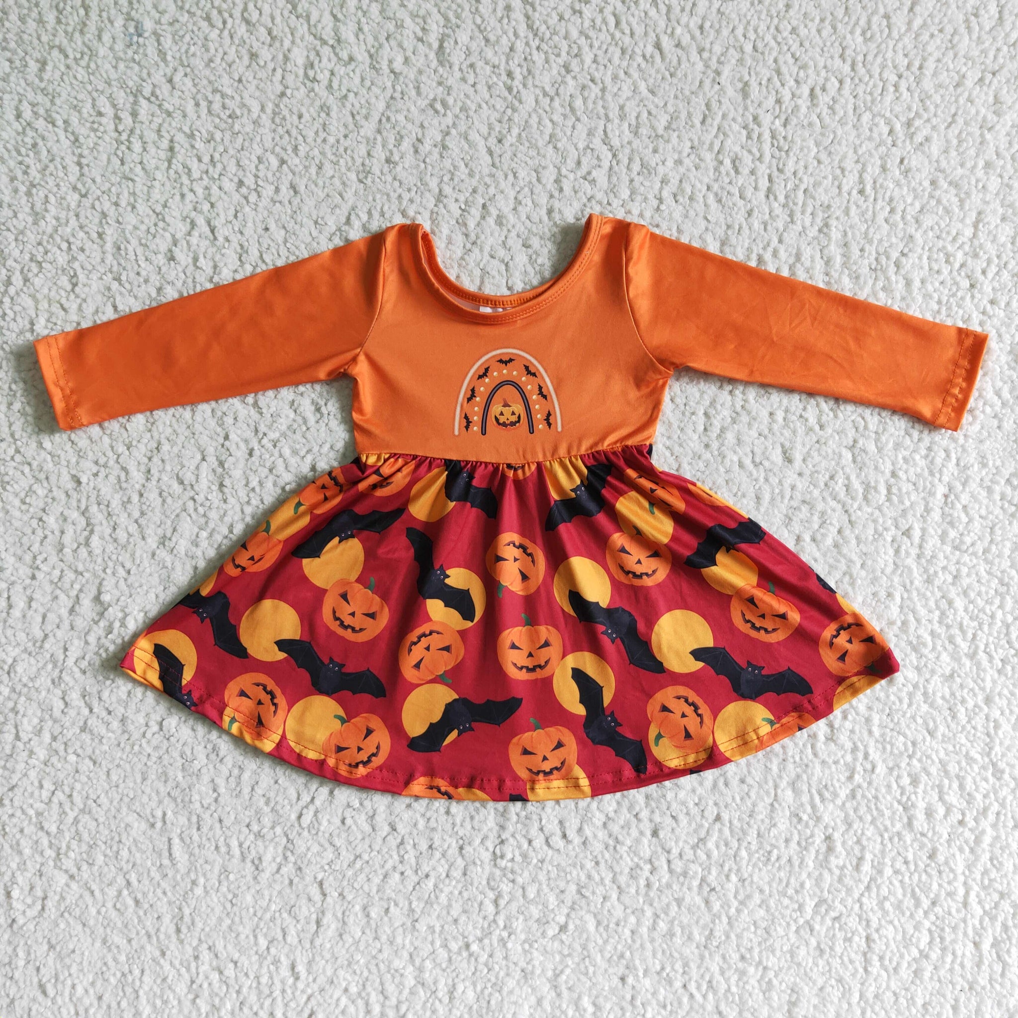 GLD0016 girl halloween dress