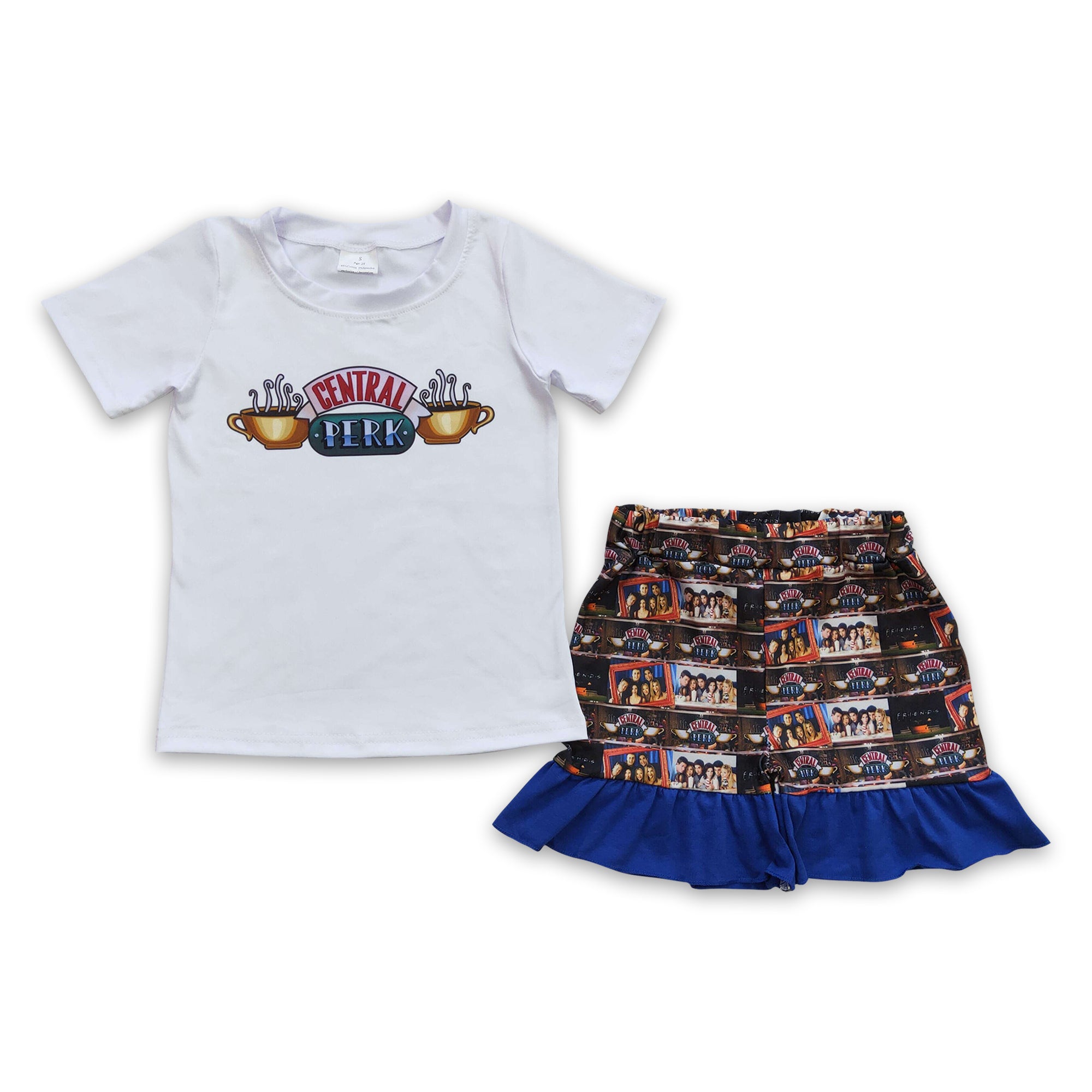 C3-2 kids clothes girls friends summer outfits