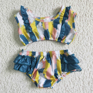 kids clothing colorful swimsuit