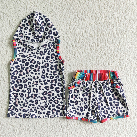 BSSO0060 kids clothing boy leopard hoodies set-promotion 2024.3.23 $5.5