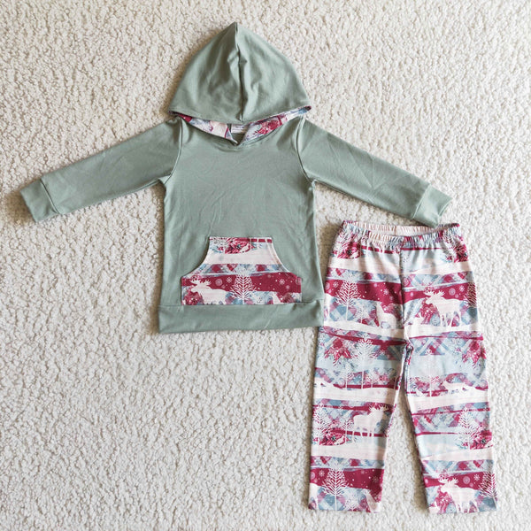 kids clothes deer matching clothing
