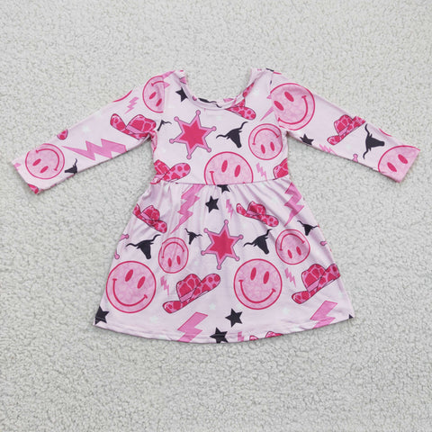 GLD0170 baby girl clothes  winter girl dress