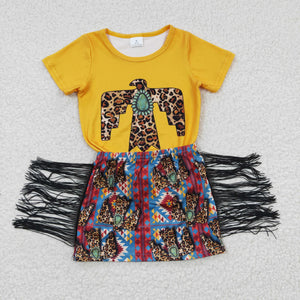 GSD0287 kids clothes girls girl summer skirt outfits