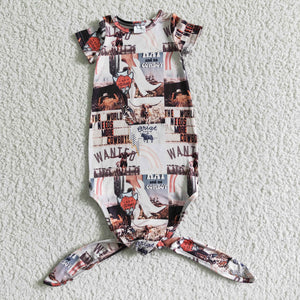 NB0009 kids clothing baby gown