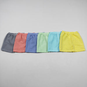 toddler boy clothes colorful seersucker shorts