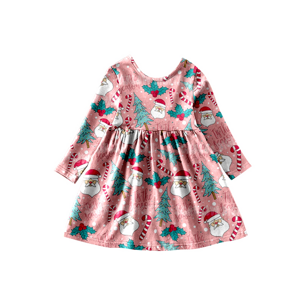 GLD0149 toddler girl dresses christmas dress