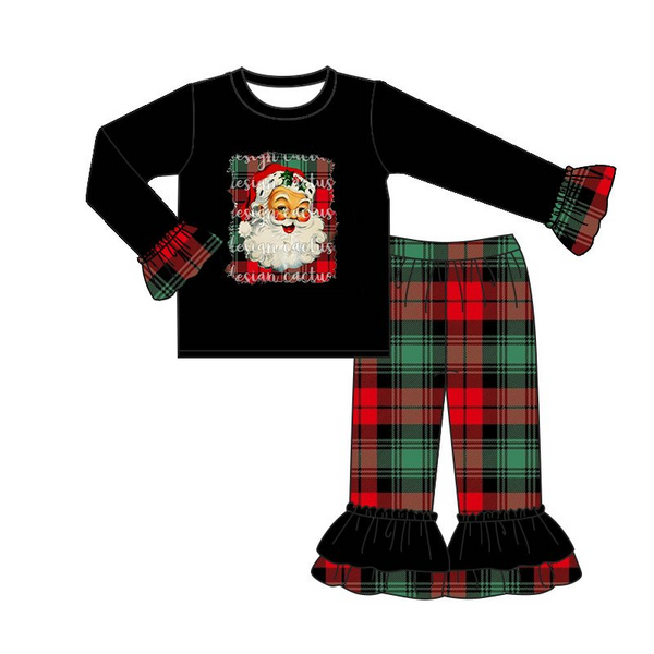 GLP0260 baby girl clothes santa claus christmas clothes set