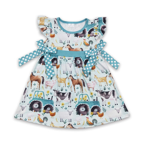 GSD0162 baby girl clothes farm summer dress