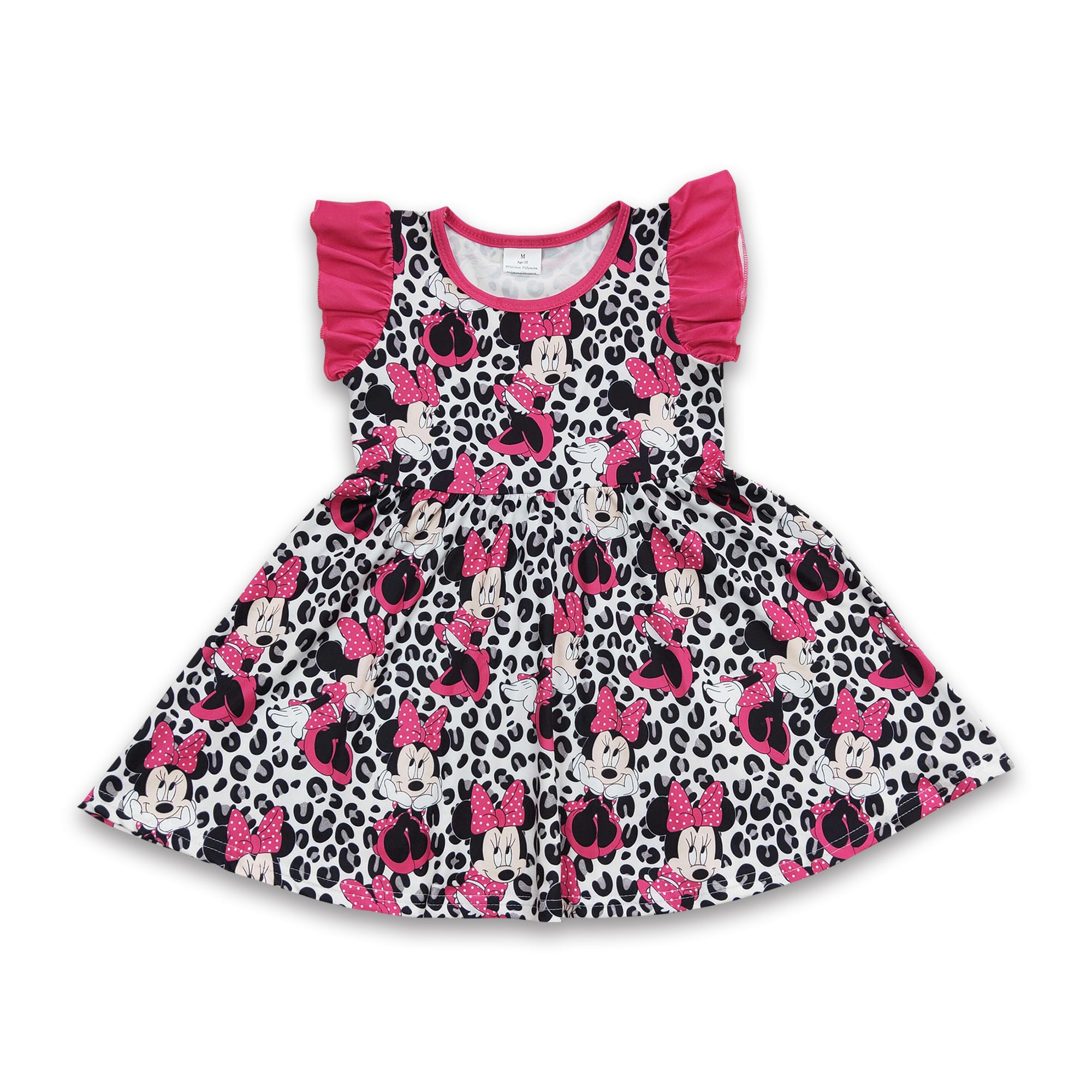 GSD0214 baby girl clothes catoon twirl dresses summer dress