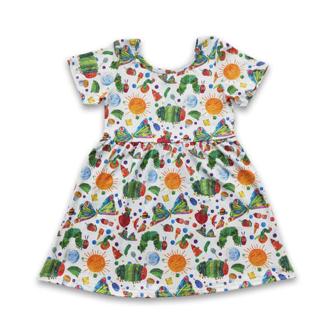 GSD0224 baby girl clothes summer dress flower girl dresses