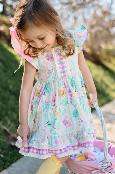 GSD0701  baby girl clothes girl chicken dress toddler chicken clothes baby farn clothing summer dress