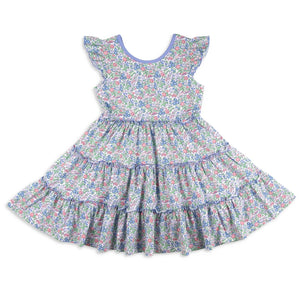 GSD1043 pre-order toddler clothes floral baby girl summer dress