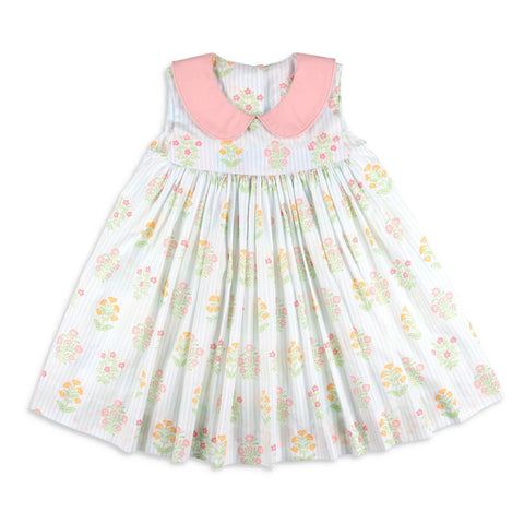 GSD1047 pre-order toddler clothes floral baby girl summer dress