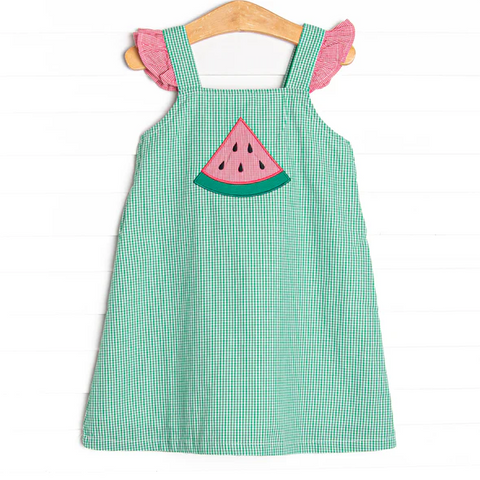 GSD1054 pre-order toddler clothes watermelon baby girl summer dress