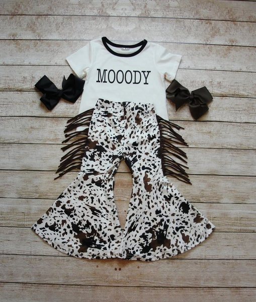 GSPO0160 Mooody tassel fall toddler girl clothes