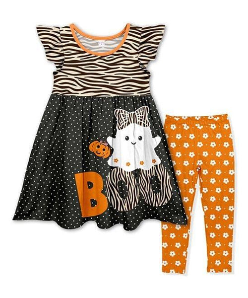 GSPO0169 baby girl clothes ghost BOO girl halloween outfits