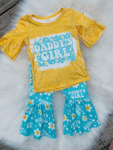 GSPO0197 baby girls clothes daddy's girl fall outfits