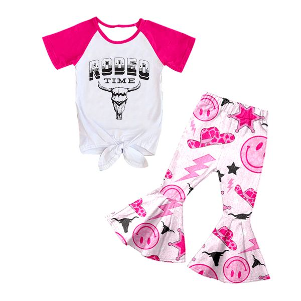 GSPO0250  rodeo baby girl clothes spring fall outfits