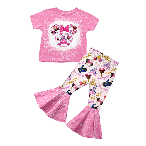 GSPO0251 baby girl clothes cartoon pink spring fall outfits