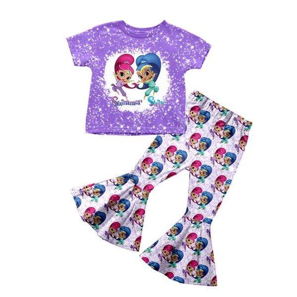 pre-order baby girl clothes cartoon matching clothes