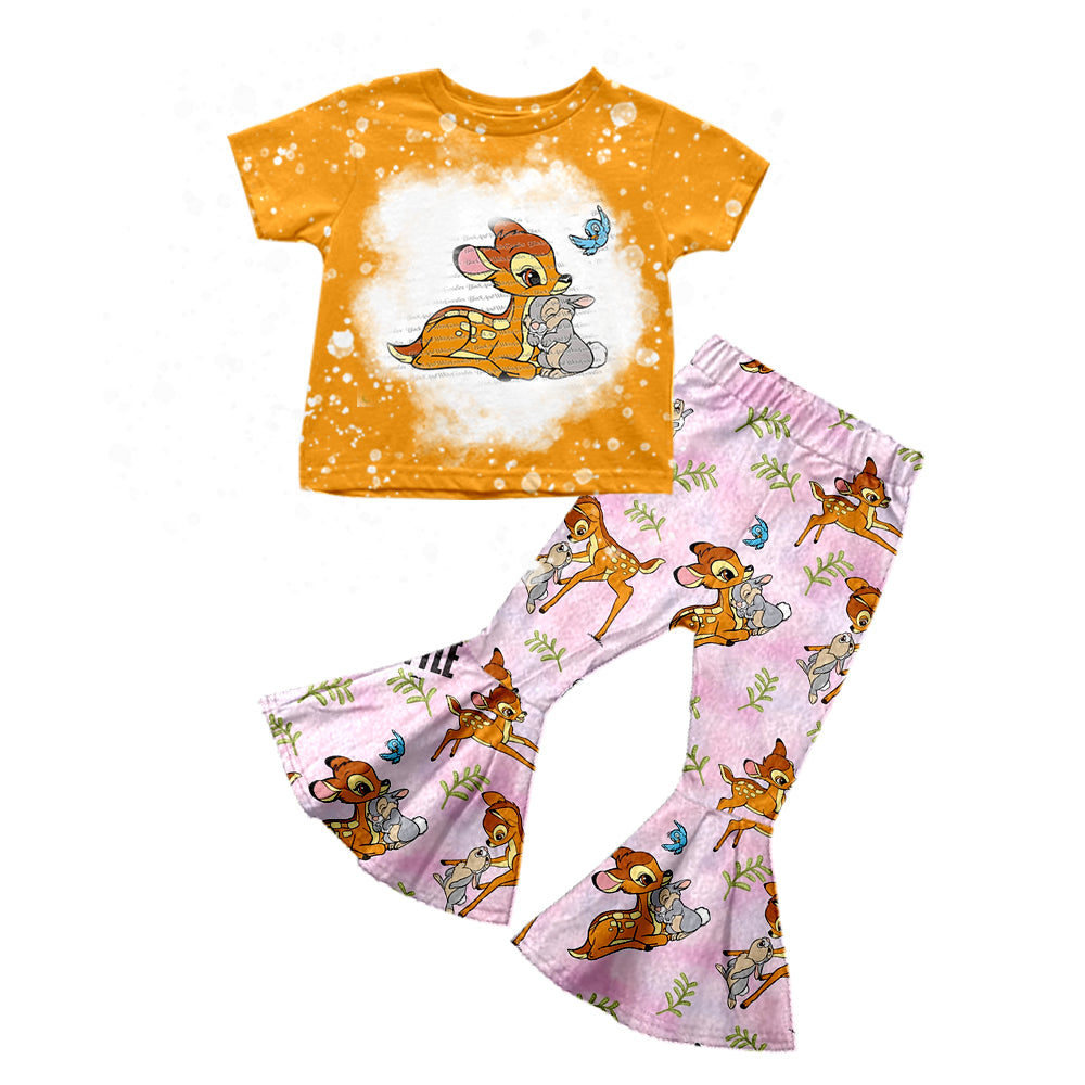 GSPO0405 pre-order baby girl clothes cartoon deer fall spring outfits