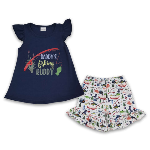 GSSO0165 toddler girl clothes vinyl summer outfit