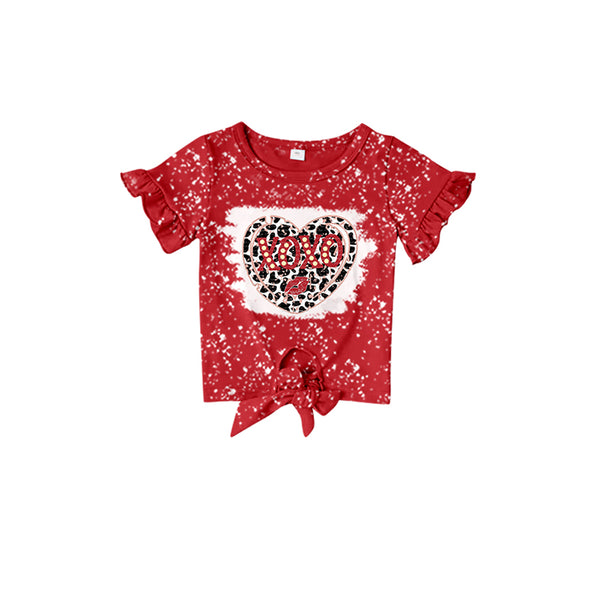 GT0127 baby girl clothes valentines day top