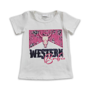 GT0134 kids clothes western summer tshirt