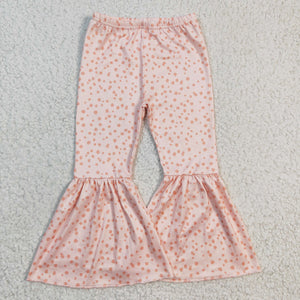 P0055 Baby girl clothes bell bottom pant flare pant