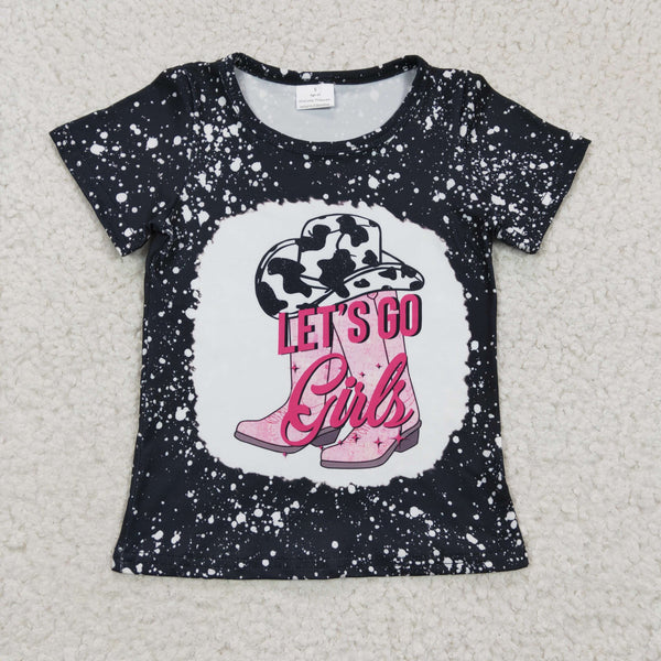 GSPO0442 kids clothes girls let's go girls shoes black fall spring outfits