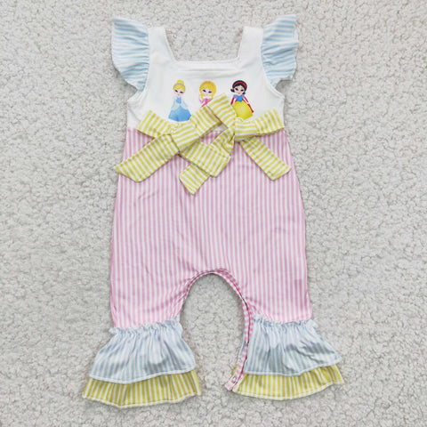 SR0139 baby girl clothes princess summer romper