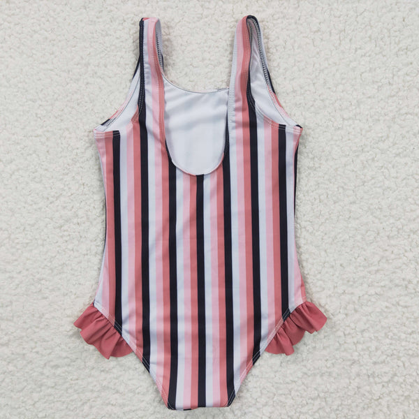 S0049 baby girl clothes july 4th patriotic summer swimsuit