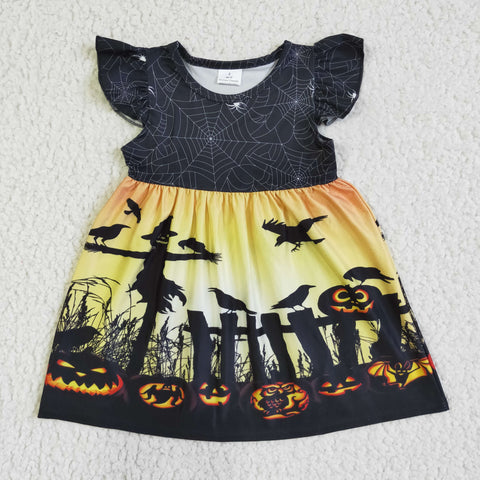 GSD0118 kids clothes girls girl halloween dress