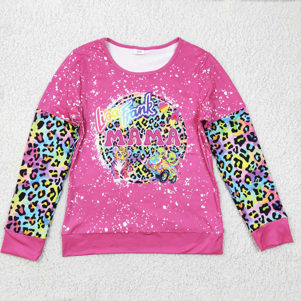 GT0092 adult clothes pink mama women shirt
