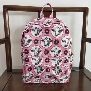 BA0035 toddler backpack flower girl gift back to school cow farm preschool bag
