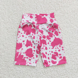 SS0029 toddler clothes biker shorts pink swim shorts