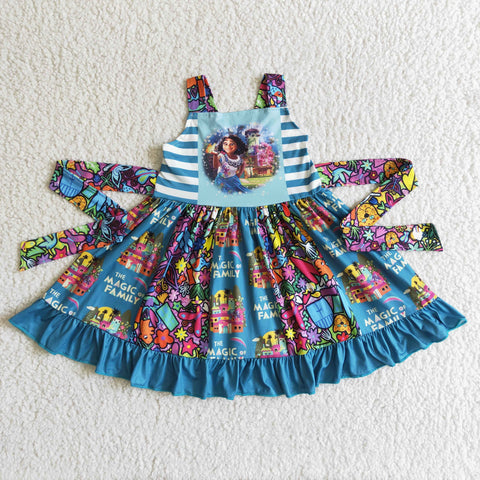 GSD0017 girl summer cartoon sleeveless twirl dress-promotion 2024.1.6