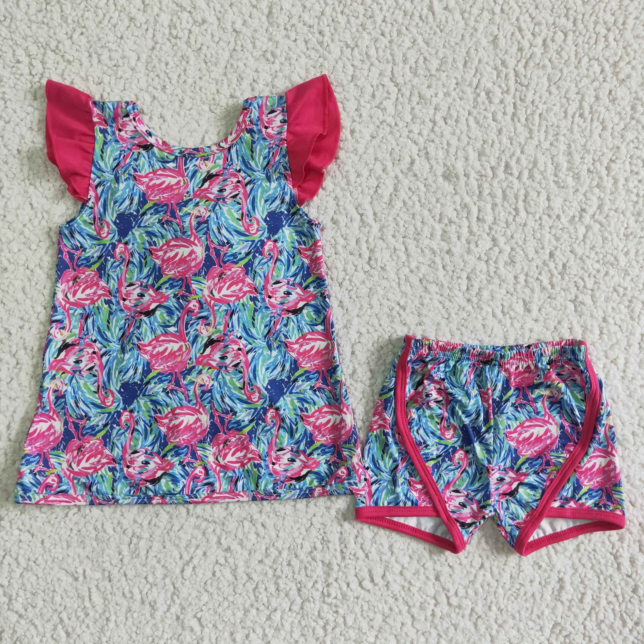 GSSO0100 girl summer flamingo summer outfits