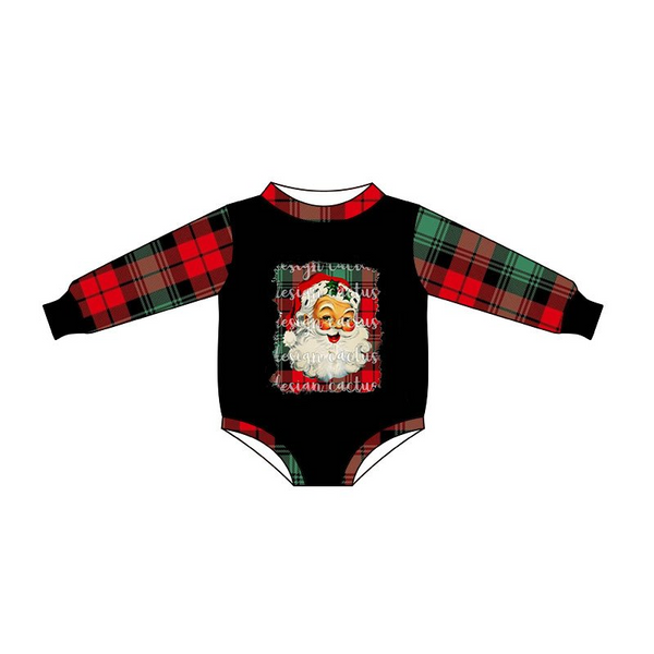 LR0177 baby clothes santa claus christmas bubble