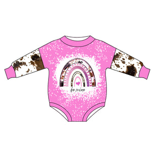 LR0246 pre-order baby girl clothes winter long sleeve bubble