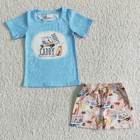 BSSO0024 baby boy clothes blue summer outfits-promotion 2024.3.16 $5.5