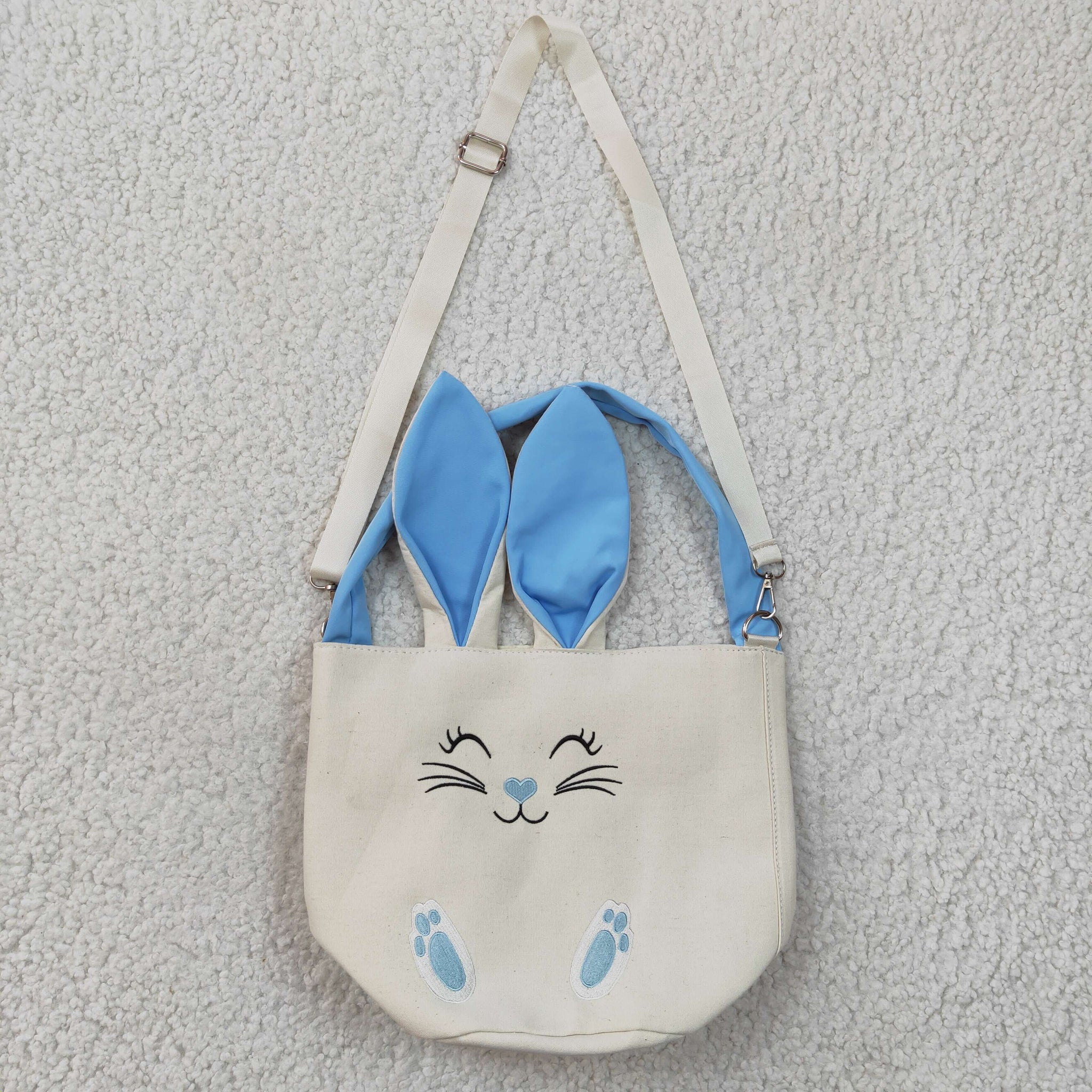 BA0030 blue bunny easter bag