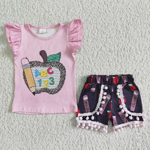 GSSO0116 girl clothes back to school set