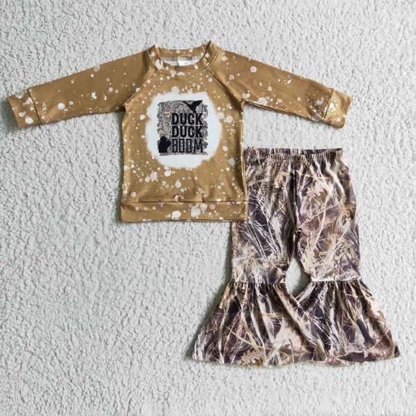 GLP0341 baby girl clothes camo duck winter outfits