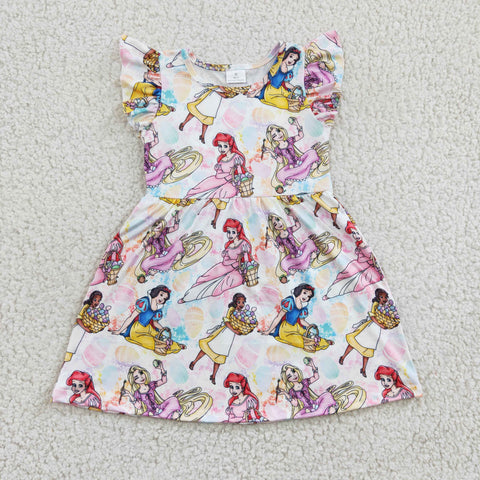 GSD0168 baby girl clothes princess summer dress