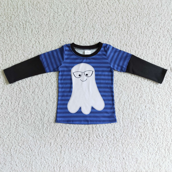 BT0053 halloween ghost long sleeve shirt